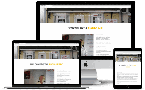 Picture of Askim Clinic Website