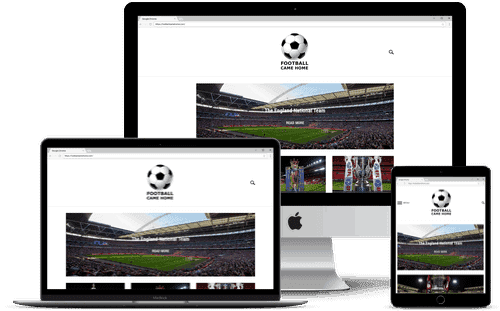 Picture of Football Came Home Website