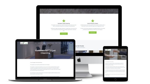 Picture of Heritage Cleaning Website