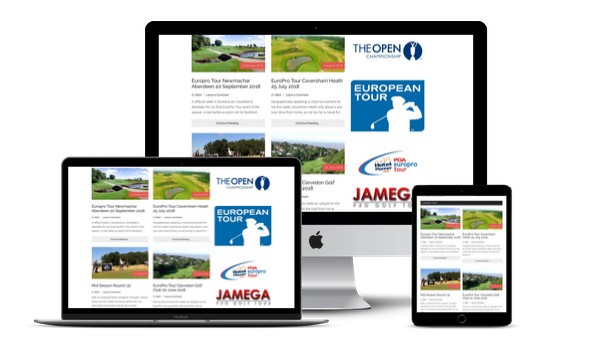Picture of Matt Mumford's Golf Website