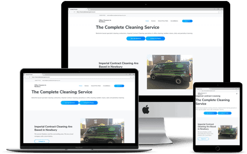 Picture of Imperial Contract Cleaning Website